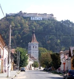 Rasnov castle walls